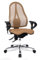 Topstar ST19UG07 Sitness 15, ergonomischer Bürostuhl, Schreibtischstuhl, inkl. höhenverstellbare Armlehnen, Bezugsstoff braun