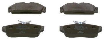 Bosch BP922 - Brake Pads Car Front Axle - Bosch Quality - Reduced Noise and Dust - ECE-R90 Certified - Copper-Free - 1 Set of 4 Pads
