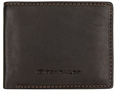 TOM TAILOR Lary Herren Geldbörse Querformat Mittelgroß Braun