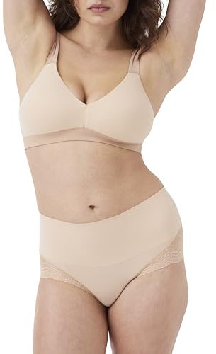 Spanx Womens Lace Hi-Hipster, Soft Nude, XL UK