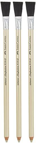 Faber-Castell Faber Castell Perfection Radierstift mit Pinsel (3er-Pack)