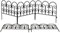 Pack of 5 x Heavy Duty Steel Path and Border Edging (45cm x 41cm panels)