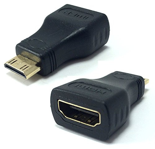 DragonTrading® Mini HDMI (Type C) to Standard Female HDMI (Type A) Adapter Converter for Connecting ARCHOS 101 XS 2 to TV, HDTV, LCD, Plasma, Monitor with HDMI Port