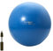 Christopeit Sport Gymnastikball blau - 75 cm Sitzball mit 2-Wege-Ballpumpe - Gym-Ball für Yoga, Fitness, Pilates, Büro