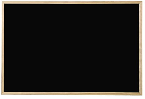 Bi-Office, Blackboard Basic, Kreidetafel mit Kiefer Rahmen, 60x45cm