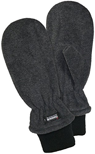 Harrys-Collection Fleece Fäustling mit Thinsulate, Farben:dunkelgrau, Handschuhgröße:Herren