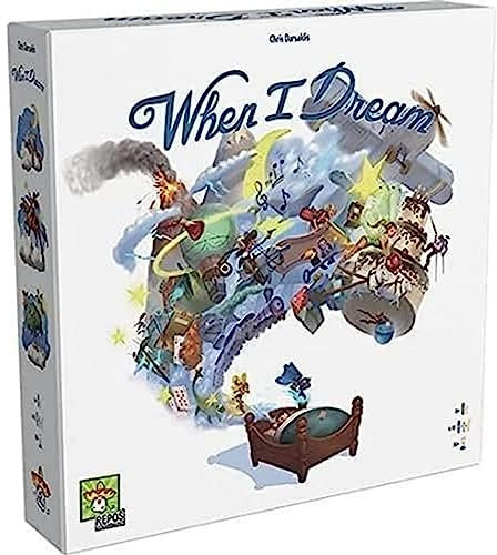 Asmodee - When I Dream - Jeu d'Ambiance pour Enfants Dès 8 Ans - Interprétez Les Rêves - Jeu de Société Familial Onirique - 4 À 10 Joueurs - 30 Min - Version Française - Repos Production