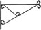 Elixir Gardens Heavy Duty Wrought Iron Hanging Basket Wall Bracket S, M, L, XL - Black | Various qty available (from 1 to 40) | x 2, large 16 inch