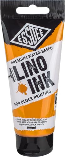 Essdee Block Printing Ink, Orange, 100ml