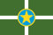 U24 Aufkleber Jackson City Mississippi Flagge Fahne 8 x 5 cm Autoaufkleber Sticker