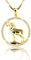 Elegante Damen Halskette Sternzeichen WIDDER Kette 18K Gold plattiert mit glänzenden Kristallen aus der Kollektion SHINE inkl. einer edlen PAVEL’S Schmuckbox