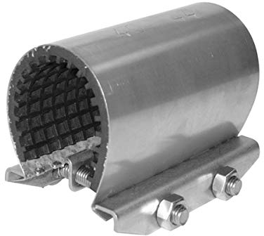 GEBO Unifix Mini Edelstahl-Dichtbandschelle Ø 55-58 mm, Länge 100 mm