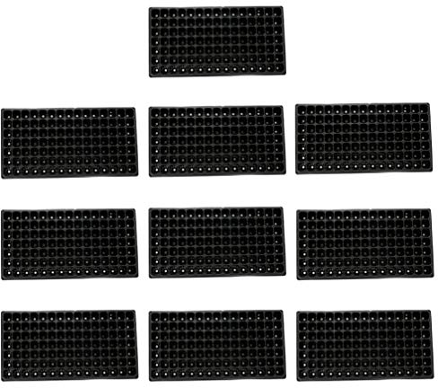 YARNOW 10 Pièces Plateau De Semis Plaques De Plantation De Semis Coupelles De Cellules De Germination Boîte à De Germination Plateaux De Culture De Pot De Fleur Intérieur