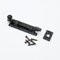 Necked Door Bolt Black Steel Antique Style + Screws 100mm 4 INCH