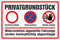 Geschenkeparadies 24 Deko Blechschild 20x30cm Privatgrundstück Durchfahrt Parken Betreten Verboten