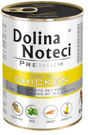 DOLINA NOTECI 5902921301318 Lebensmittel HÚMEDO para Perros TERNERA, Huhn, Cerdo Erwachsene 400 g