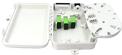 PNGKNYOCN Boîte de distribution de fibre 6 fils FTTH 6 ports pour adaptateurs SC, FC, E2000