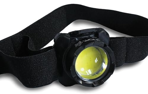 Wolf VEX-150 Powerbeam LED Head Torch Rechargeable USB | 150 Lumen | Super Bright Beam Headlamp | Lightweight Hiking Head Torch Professional with Red Light & Emergency Beacon Mode Head Light