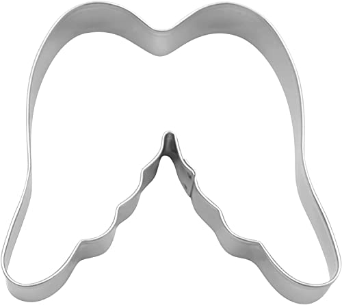 BekkiB 3550 - Ausstecher Engelsflügel - 75 x 75 mm - Ausstechform für Kekse oder Plätzchen - Weihnachts- oder Schutzengel
