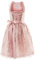 Dirndlspatz Midi Dirndl Damen Rose aus Exklusiver Kollektion inkl. Spitzenschürze Gr. 38 DS1001