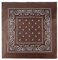JOPHY & CO. Bandanas aus 100% Baumwolle für Damen Herren Kinder Unisex mit Paisley Muster Kopftuch Kopfbedeckung Schal für Haar/Hals/Handgelenk/Kopf COD.644 (Braun Paisley)