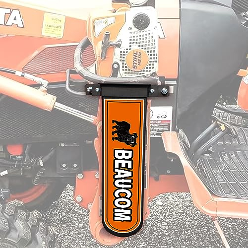 BEAUCOM Chainsaw Holder for Tractor 21 * 5 Inch Universal Chainsaw Carrier Kit for Tractors Tractor Chainsaw Holder Chainsaw Scabbard Chainsaw Mount