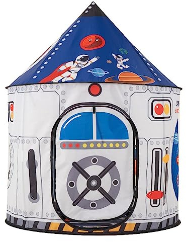 Benebomo Kinderzelt Rakete,Spielzelt Kinder,Kinderzelt für drinnen,Zelt Kinderzimmer-Das Weltraum Abenteuer für Kinderzimmer & Outdoor