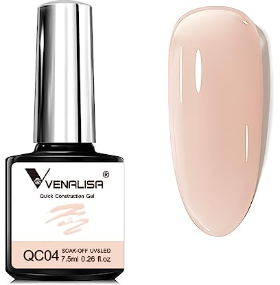 VENALISA Builder Nackt Beige Gel Quick Construction Extension Base Gel Schnellaufbau Basisgel Gel Nagellack Builder Base Gel Für Nägel Hartgel für Nägel Nude Beige