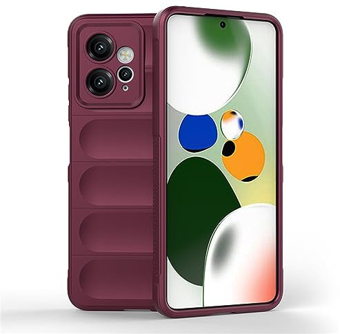 ZZHAO Funda Silicona Líquida para Xiaomi Redmi Note 12 4G con Protección Antigérmenes, Carcasa Antichoque de Grado Militar con Revestimiento de Microfibra Suave,Morado Oscuro