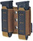 IDOGEAR Mag Pochette Pistolet Pochette Charge RU Molle 9MM Double Pile Porte-Revues Élastiques avec Panneau De Boucle Interne Porte-Mag Hardshell Découpé Au Laser (Coyote Brown)