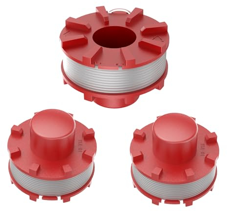 TRUSTLIONTEK Ersatzfadenspule, Kompatibel mit Einhell GE-CT 36/30Li E SOLO,AGILLO 36/255 BL, AGILLO 18/200, Rasentrimmer-Zubehör,ersetzen Einhell 3405096 Ersatzspulen. (3 Ersatzspulen)