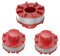 TRUSTLIONTEK Ersatzfadenspule, Kompatibel mit Einhell GE-CT 36/30Li E SOLO,AGILLO 36/255 BL, AGILLO 18/200, Rasentrimmer-Zubehör,ersetzen Einhell 3405096 Ersatzspulen. (3 Ersatzspulen)