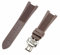 KOSSMA 25 mm Gummi-Silikon-Uhrenarmband, Faltschnalle, Uhrenarmband für Patek Philipe, Armband der Nautilus-Serie, 25 mm, Achat