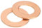 QUARKZMAN M10 Rondelle Plate, 25 Pcs Rondelles Plates à Anneau en Cuivre 18mm OD Joint d'Étanchéité en Métal pour Vis, Boulons, Écrous