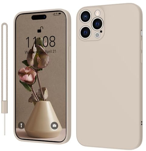 KPPIT for iPhone 14 Pro Max case,Silicone Case,Ultra Slim Soft Gel Anti-Scratch,Microfiber Lining,Rubber Shockproof Case Cover iPhone 14 Pro Max 6.7 inch,Titanium Gray