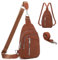 Travistar Mittelgroß Sling Bag Brusttasche Damen Herren 2 in 1 Rucksack Damen Klein mit 2 Abnehmbare Schultergurte, Cord Crossbody Bag Damen Umhängetasche Handtasche Schultertasche Diebstahlsichere