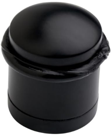 Aretro Black Door Stop Dome Metal