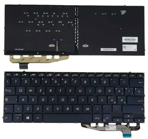 Tastiera sostitutiva del notebook è adatta per ASUS ZenBook UX391 UX391U UX3000F UX391FA UX391UA Layout in Italia Con retroilluminazione