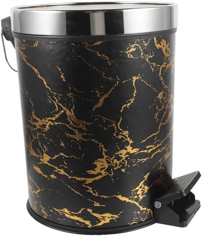 Cabilock Poubelle Pédale Avec Couvercle Panier à Déchets Pratique Pour Cuisine Salle De Bain Bureau Conteneur Pour Usage Domestique Et Professionnel