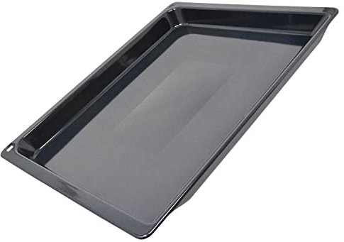 sparefixd Suitable for Bosch Oven Grill PAN Enamel Baking Tray 45.5 X 37.5cm for HBS534BS0B