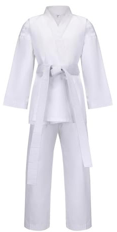MSMAX Karate Gi for Kids Students Martial Arts Training Uniform with Belt for Judo and Karate Taekwondo Jiu Jitsu,0
