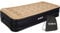 AVENLI selbstaufblasendes Luftbett 196x97x47 cm beige – Komfortables Gästebett für 1 Person mit integrierter Elektropumpe – hohe Schlafhöhe, beflockte Oberfläche, langlebige Konstruktion, Camping