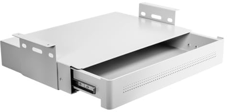 Spacetronik Schublade Unter Schreibtisch mit USB-A & USB-C | 8 kg Tragkraft, USB Ports, Extra Ablagefläche, Leiser Mechanismus, Schublade unter Schreibtisch, Organizer Büro