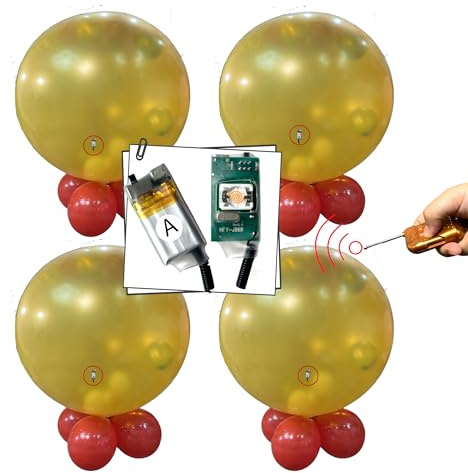 Wiederverwendbarer Balloon Popper-Controller mit einer Reichweite von 30 Metern, kompakte und praktische Design für jede Art von Party-Hochzeits - Veranstaltung (2-8)
