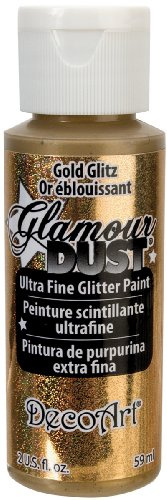 Glamour Dust Glitter Paint 2 OuncesGold Glitz