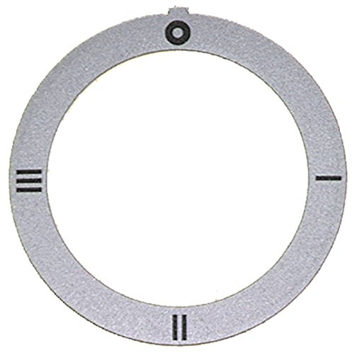 Küppersbusch Knebelsymbol FEH615, NEH615, FEH415, NEH415, NEH613 Schalter 4-Takt silber Aussen 59mm Innen ø 45,5mm