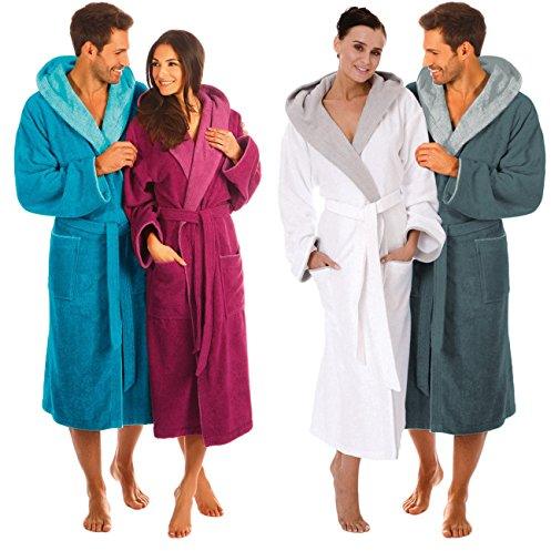 Egeria Cairo dark blue Bademantel Schalkragen Größe S für Damen und Herren