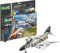 Revell Modellbausatz Flugzeug 1:72 - F-4J Phantom II im Maßstab 1:72, Level 3, originalgetreue Nachbildung mit vielen Details, Model Set mit Basiszubehör, 63941, 63941