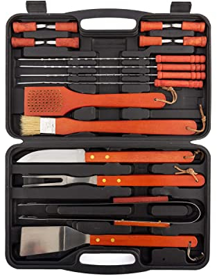 InnovaGoods V0100764 Mallette pour barbecues Mixte, Noir/Orange, Taille Unique