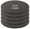 Tortenplatte/Cake Board Rund Schwarz 40 cm 5 Stück